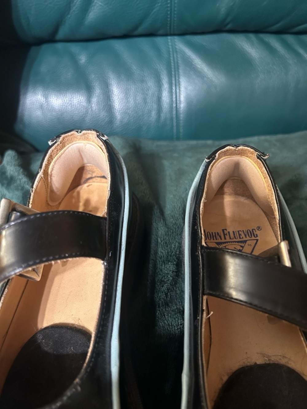 John Fluevog Black Mary Jane Dress Shoes. Size 8 - Picture 2 of 6